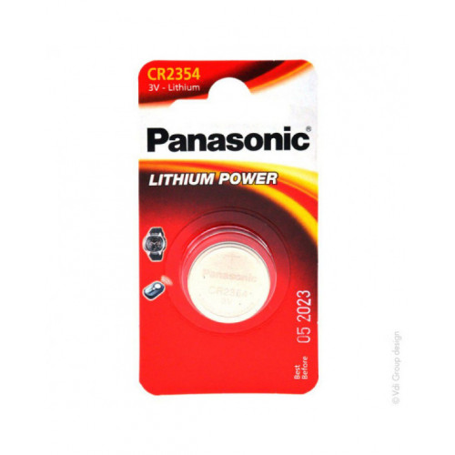 Pile bouton lithium blister CR2354 PANASONIC 3V 565mAh ENIPBL6477  Pile et batterie