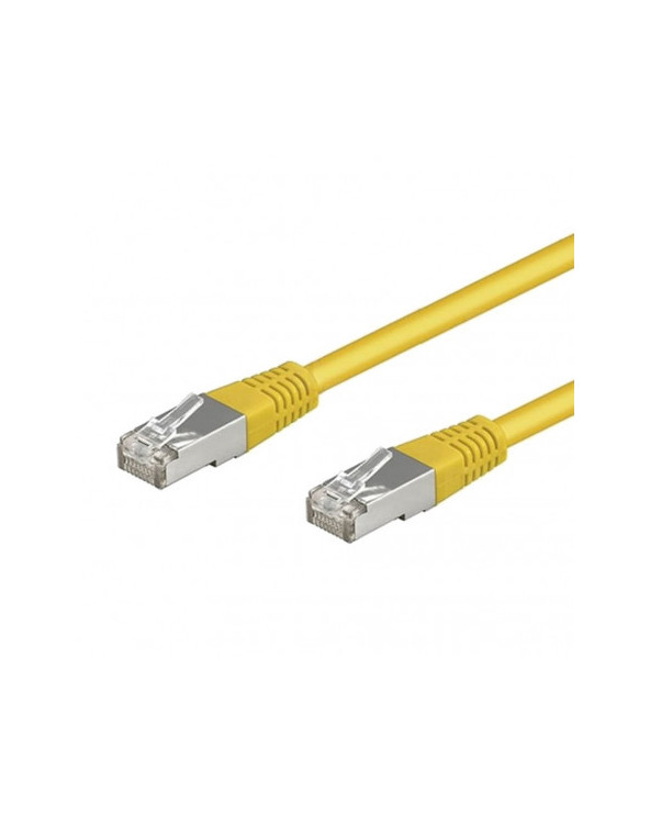 Cordon Cat 6 FTP Jaune - 1 m ING2012666  Fils,câble,conduit et connectique