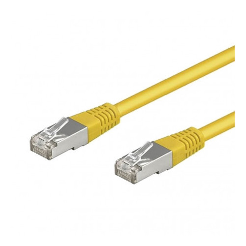 Cordon Cat 6 FTP Jaune - 1 m ING2012666  Fils,câble,conduit et connectique