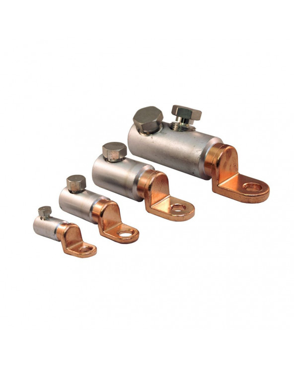 Cosse alu-cuivre à vis autocassante M10,câble BT alu 120-185 ou cuivre 120-150 KLKCAU120185V10  Fils,câble,conduit et connect...