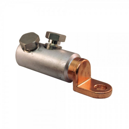 Cosse alu-cuivre à vis autocassante M8 Alu 50-95 / Cuivre 50-70mm² KLKCAU5095V8  Cosse,embouts