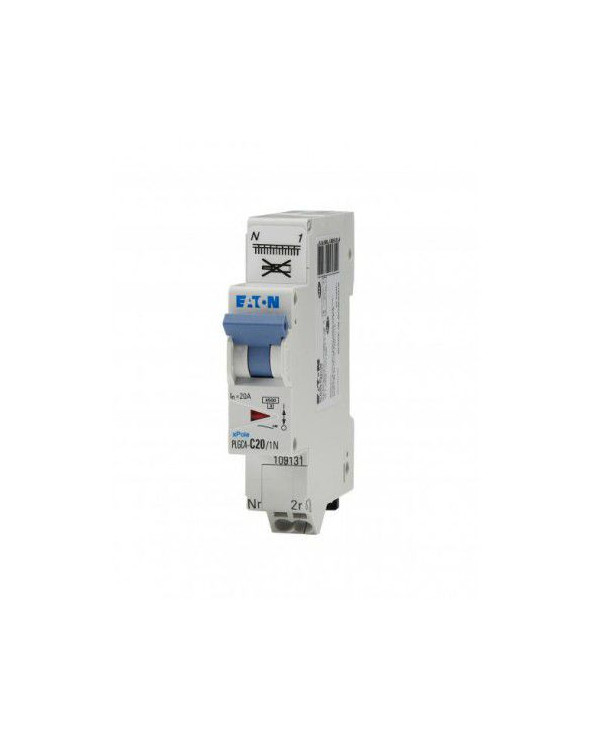 Disj Ph+N,borne res,20A 4,5kA (EN 60898) cbe C KLO0000109131  Tableau électrique