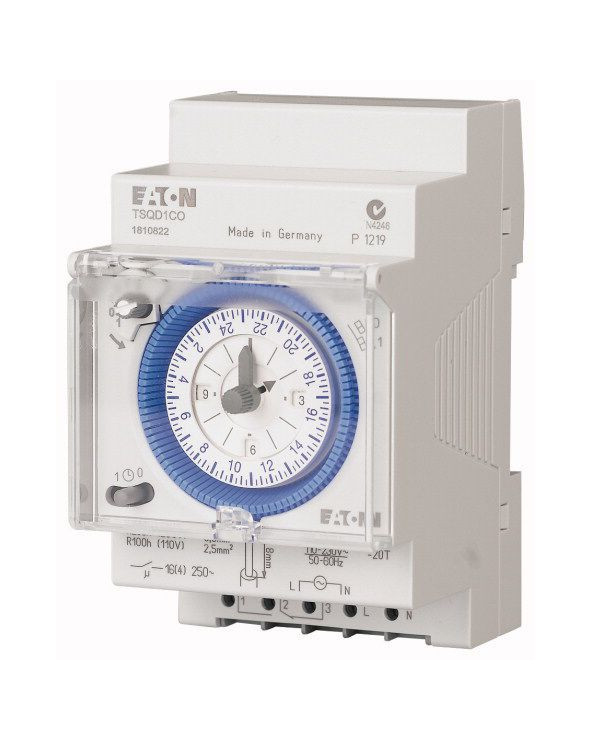 Inter horaire modulaire 24 heures,cavalier enfichable,réserve de marche KLO0000167390  Tableau électrique