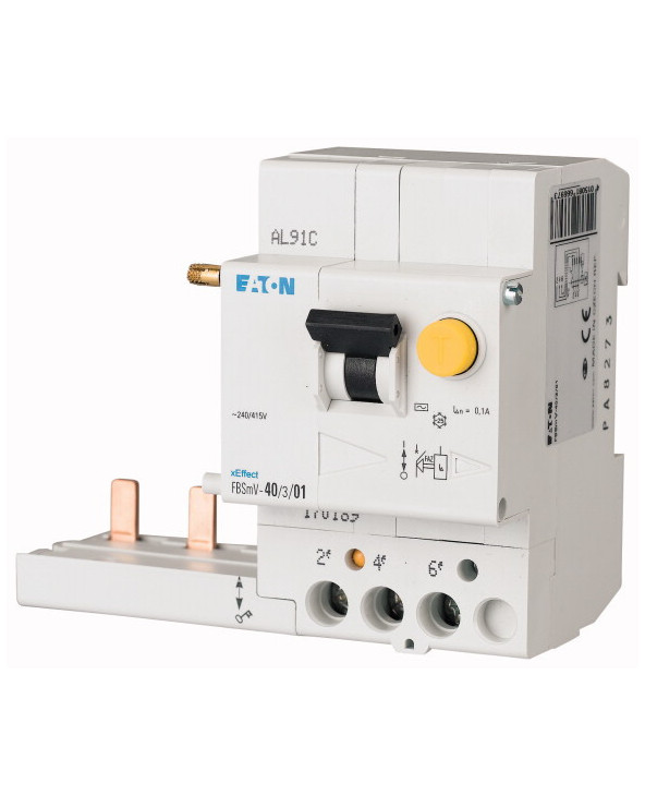 Bloc diff. FBSMV - 3P,63A,Type AC,30mA KLO0000170188  Tableau électrique