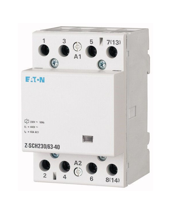 Contacteur modulaire, 230VAC/50Hz, 4 s, 63A, 3PE KLO0000248856  Contacteur relais