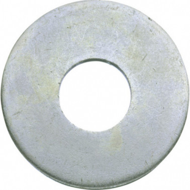 Rondelle Plate Large AC.Zingué largeur 30 trou de 6.4 REC0411630  Consommable