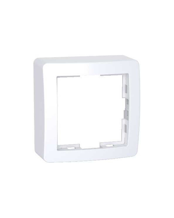 Alréa, Cadre saillie standard simple, 62x62mm, profondeur 31mm, blanc polaire SCHALB61441P  Interrupteur en saillie Schneider...