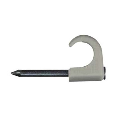 Mureva Fix - Clip à clou - pour câble Ø7-10mm - clou Ø2-L25mm - gris SCHIMT49001  Colliers