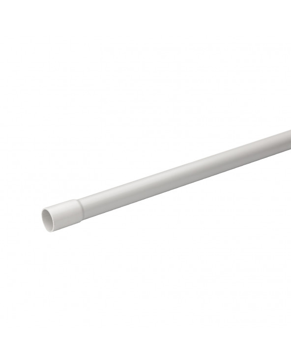 Mureva Tube - conduit rigide tulipé PVC gris - différents Ø / 3 m - au mètre linéaire SCHIMT50616  Fils,câble,conduit et conn...