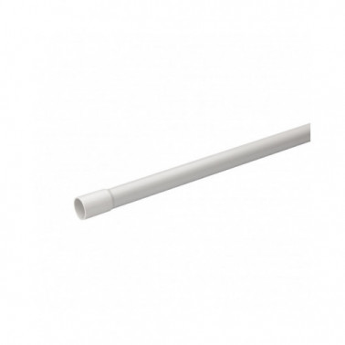 Mureva Tube - conduit rigide tulipé PVC gris - différents Ø / 3 m - au mètre linéaire SCHIMT50616  Fils,câble,conduit et conn...