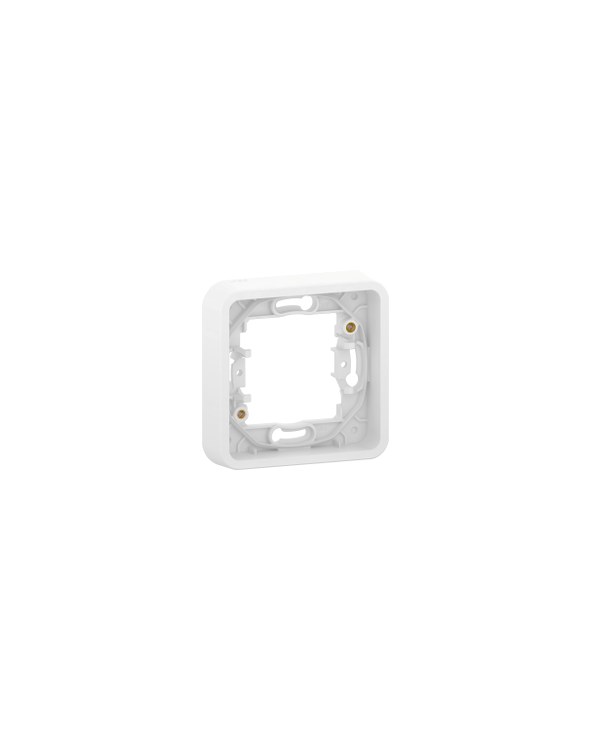 Mureva Styl - Cadre 1 poste - encastré - IP55 - IK08 - blanc SCHMUR39107  Prises et interrupteurs