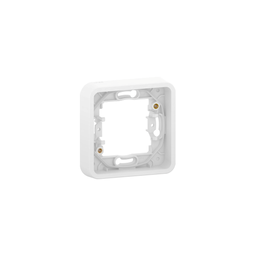 Mureva Styl - Cadre 1 poste - encastré - IP55 - IK08 - blanc SCHMUR39107  Interrupteur et prise étanche