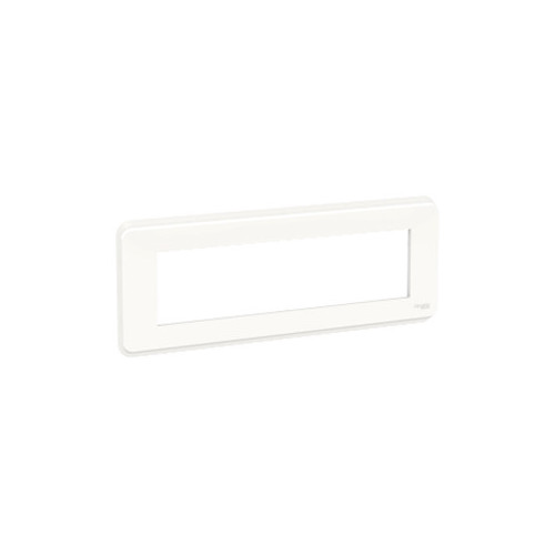 Unica Pro - plaque de finition - Blanc - 8 modules SCHNU411818  Plaque de finition Unica