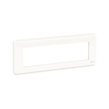 Unica Pro - plaque de finition - Blanc - 8 modules SCHNU411818  Plaque de finition Unica