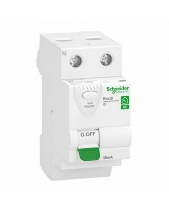 Resi9 XE - interrupteur différentiel - 2P - 63A - 30mA - Type AC - embrochable SCHR9ERC263  Interrupteur différentiel XE