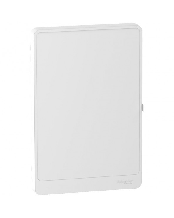 Resi9 - porte Styl blanche (RAL 9003) pour coffret 3 rangées de 13 modules SCHR9H13423  Tableau électrique