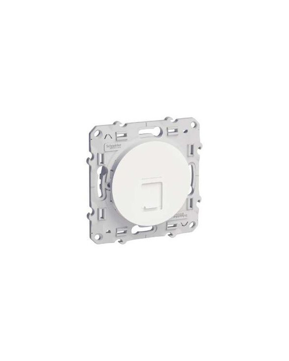 Odace - prise RJ45 cat. 6a STP - grade 3 TV (+multimédia) - blanc SCHS520477  Mécanisme Odace