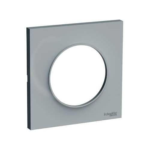 Odace Styl - plaque 1 poste gris pierre SCHS520702A1  Plaque de finition Odace