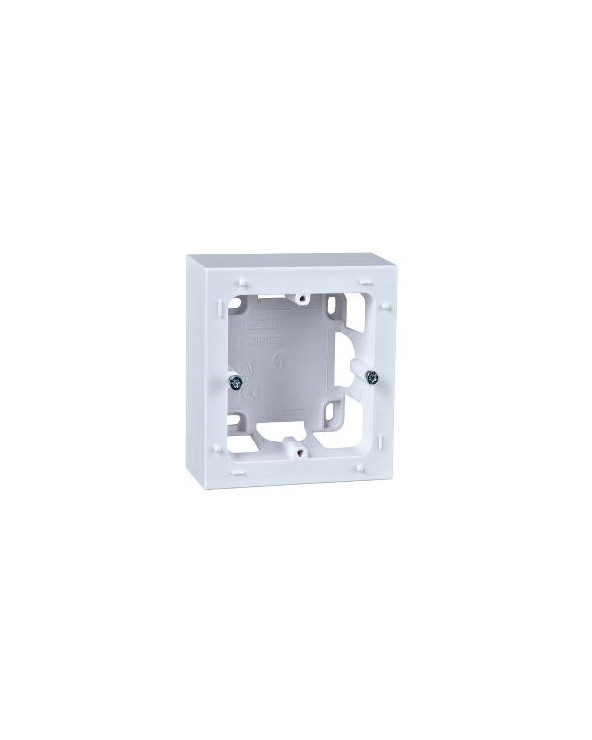 Odace Styl,boîte pour montage en saillie Blanc,1 poste SCHS520762  Prises et interrupteurs