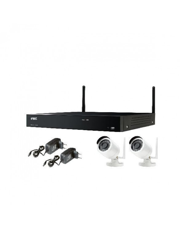 Kit Nvr Wifi 2 Cameras URM20655  Sécurité - Domotique