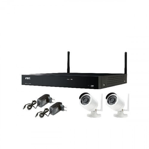 Kit Nvr Wifi 2 Cameras URM20655  Sécurité - Domotique