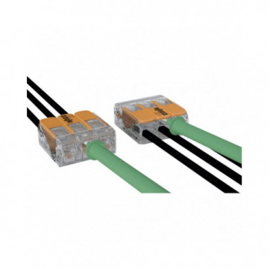 Borne WAGO 221 3x6mm² à leviers souple & rigide WAG221-613  Wago,dominos