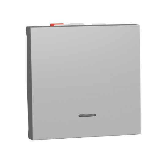 Unica Alu Va-et-Vient lumineux témoin 10A 2 modules SCHNU320330S  Mécanisme Unica