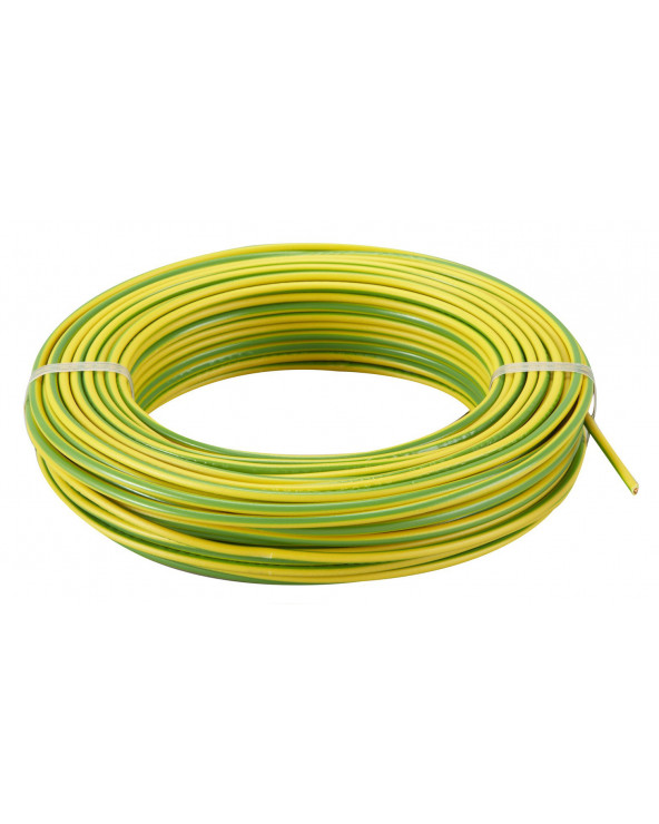 H07 V-K 4 V/JAUNE  C100 CBE11323131  Conduit et fil souple