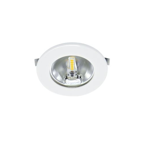 S307 - Encastré rond blanc Ø70mm, LED G4 1,8W 3000K 150lm incl. ARI50773  Spot encastré