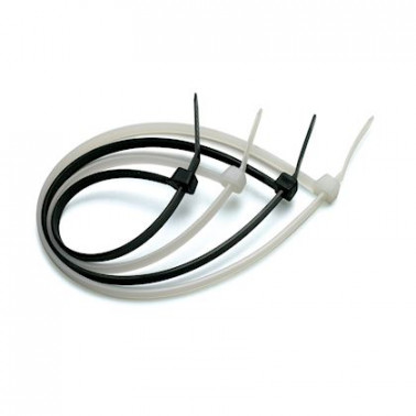 Collier en polyamide 300 x 4,8 mm incolore CEMG300X4.8  Accessoires installation pour câble