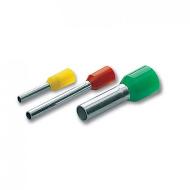 Embout de câblage 1,5 mm² simple longueur 8 mm Noir 100 pièces CEMPKE1508  Fils,câble,conduit et connectique