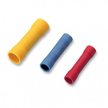 Manchon préisolé bout à bout rouge (0,25 à 1,5 mm²) 100 pièces CEMPL03M  Connectique