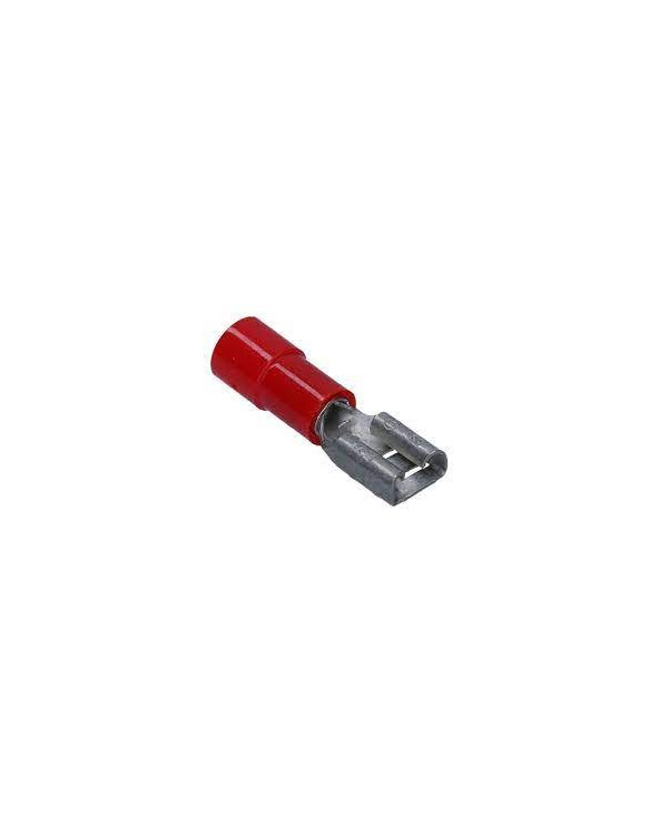 Clip femelle partiellement isolé rouge (0,25 à 1,5 mm²) - 2,8 X 0,5 mm CEMRFF305  Accessoires installation pour câble