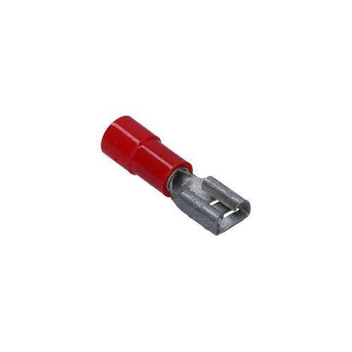 Clip femelle partiellement isolé rouge (0,25 à 1,5 mm²) - 2,8 X 0,5 mm CEMRFF305  Accessoires installation pour câble