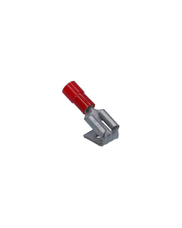 Clip partiellement isolé mixte rouge (0,25 à 1,5 mm²) - 6,3 x 0,8 mm CEMRFFM608  Accessoires installation pour câble