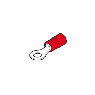 Cosse préisolée ronde rouge (0,25 à 1,5 mm²) - Diam. 6 mm CEMRFM6  Accessoires installation pour câble