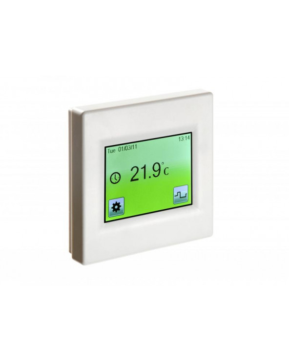 TFT610 – Blanc - Thermostat Encast. à écran tactile ACS616061  Chauffage et radiateur