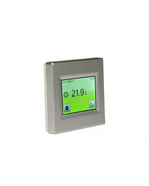 TFT610 – Gris métal - Thermostat Encast. à écran tactile ACS616063  Chauffage et radiateur