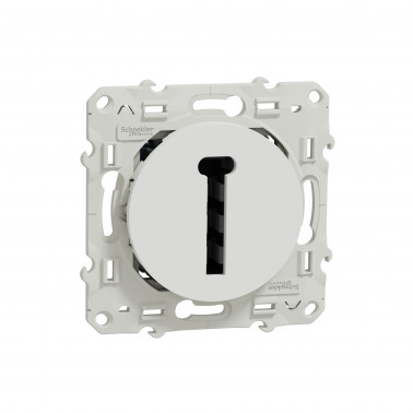 Conjoncteur en T Blanc, 8 contacts, à vis - Schneider Odace SCHS520496  Prises et interrupteurs