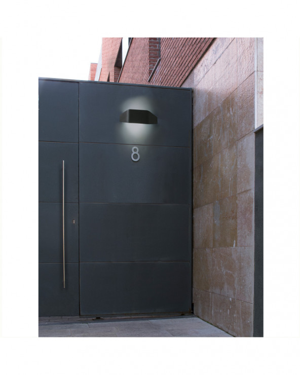 FUTURE APPLIQUE GRIS OSCURO 1L E27 20W FAR71517  Applique murale et plafonnier étanche
