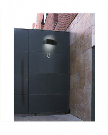 FUTURE APPLIQUE GRIS OSCURO 1L E27 20W FAR71517  Applique murale et plafonnier étanche