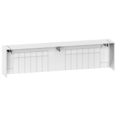 SCHNEIDER Resi9 Embout pour goulotte 13 modules de 18mm blanc (RAL 9003) SCHR9H13539  Tableau électrique et coffret modulaire