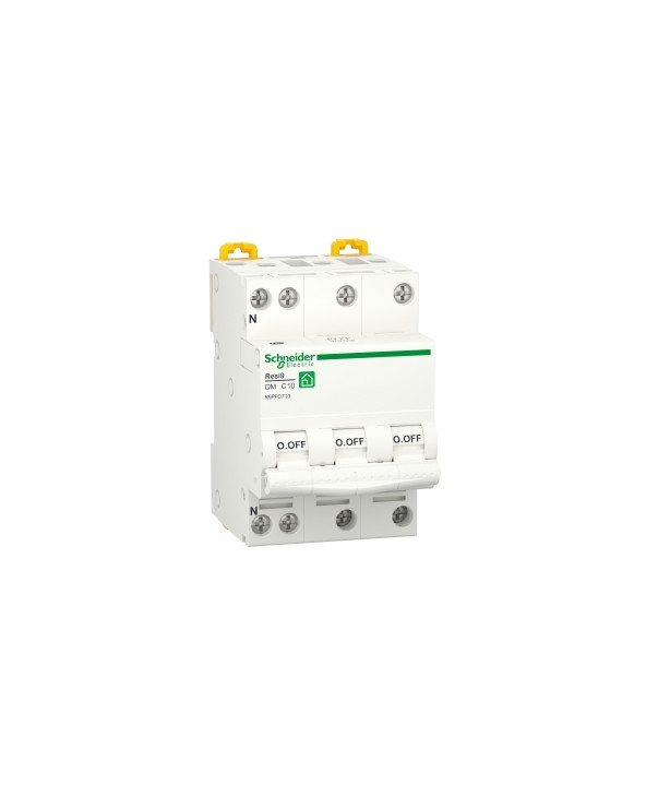 XP 10A 3PH+N courbe C peignable Disjoncteur à vis Tétrapolaire SCHR9PFC710 Schneider Electric Tableau électrique