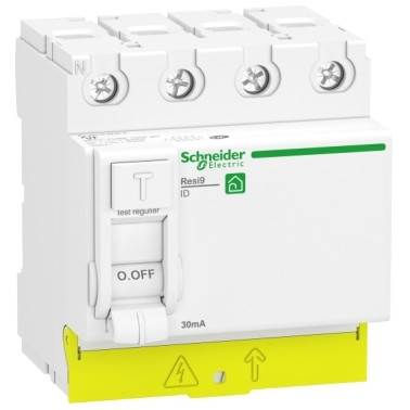 XP ID 4P 40A 30mA Type A peignable SCHR9PRA440 Schneider Electric Tableau électrique