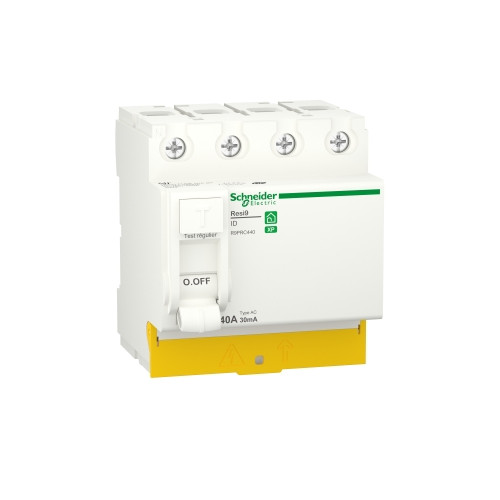 XP ID 4P 40A 30mA Type AC peignable SCHR9PRC440 Schneider Electric Tableau électrique