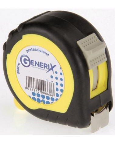 Mètre ruban Pro 5 mètres 25mm bi-matière GRX012207  Outillage