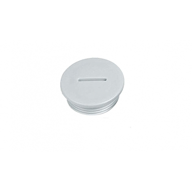 Bouchon en polyamide ISO 16 gris (RAL 7035) CEM1053M16  Presse étoupes