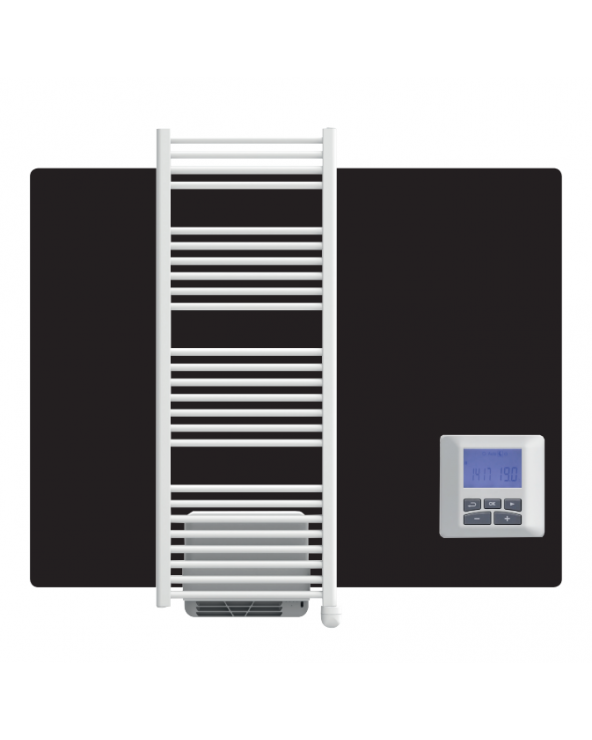 Intuis Nao sèche-serviettes statique 750W Largueur 50cm APLM121312  Chauffage et radiateur