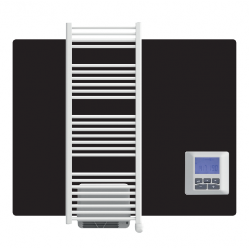 Intuis Nao sèche-serviettes statique 750W Largueur 50cm APLM121312  Chauffage et radiateur