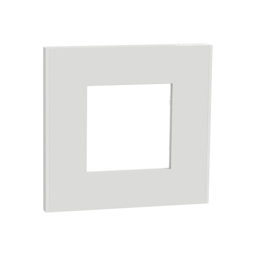 Unica Déco Blanc plaque de finition 1 poste SCHNU600218  Plaque de finition Unica